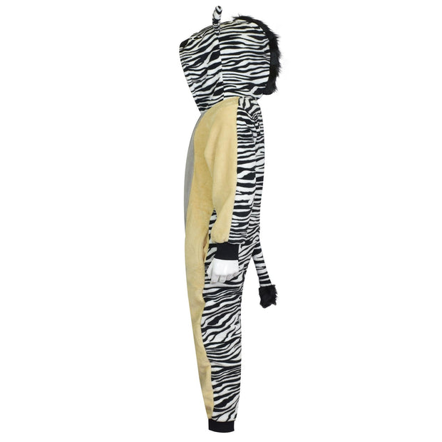 A2Z 4 Kids Unisex 2 Tone Zebra A2Z Onesie One Piece Zebra Cosplay Jumpsuit