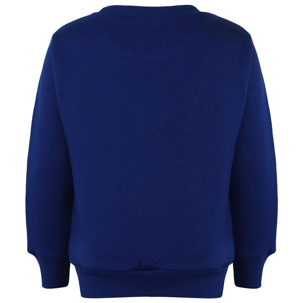 Kids Plain Tracksuit Sweatshirt Set Jumper and Bottoms PE School Girls Boys 2-13