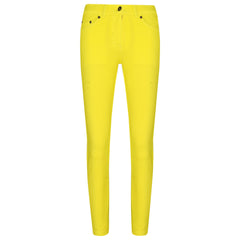 Kids Skinny Jeans Girls Stretchy Jeggings Fit Pants Coloured Trousers 5-13 Years