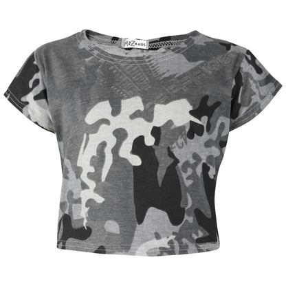 A2Z 4 Kids Girls Crop Top Shorts Summer Outfit Short Set Age 7-13 Years