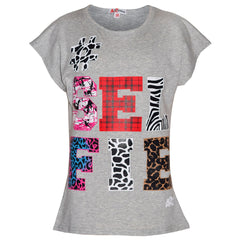 Girls Tops Kids Selfie Print Trendy T Shirt Top & Fashion Legging Set 7-13 Years