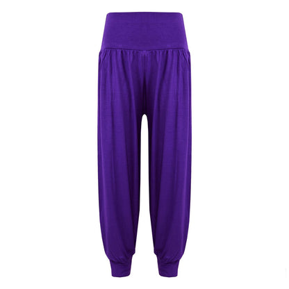 Kids Girls Ali Baba Style Plain Color Fashion Trendy Trouser 2-13 Years
