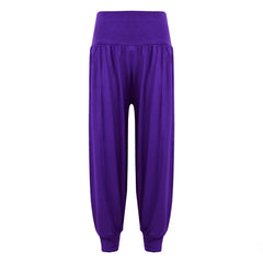 Kids Girls Ali Baba Style Plain Color Fashion Trendy Trouser 2-13 Years