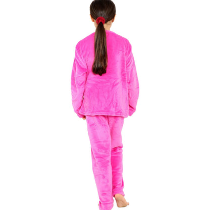 A2Z 4 Kids Childrens Warm Fleece twosie Crew Neck Pyjamas For Boys & Girls Sleepover 2 Piece Gift Set Age 5-6, 7-8, 9-10, 11-12 & 13 years