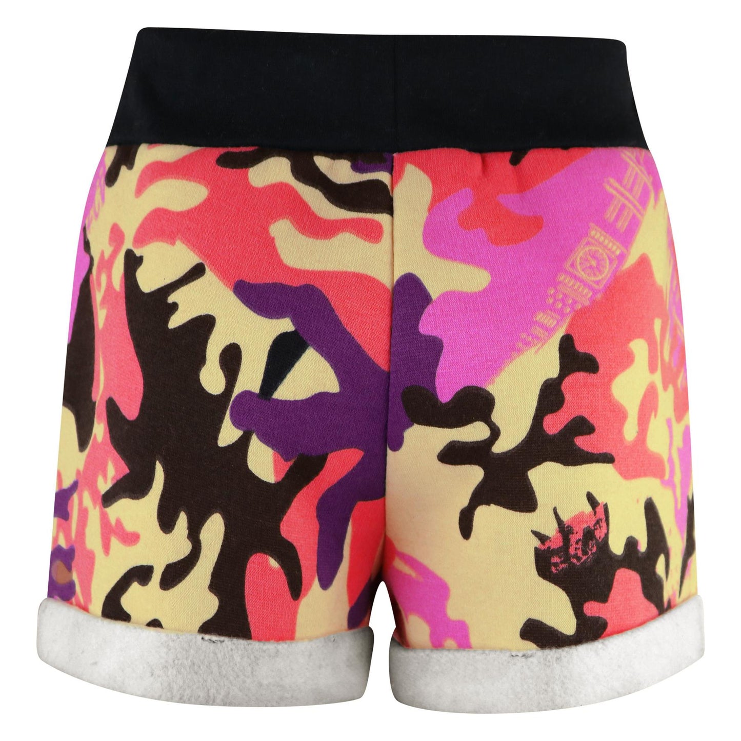Kids Girls Shorts Fleece Camouflage Tartan Dance Gym Summer Hot Short Pants 5-13