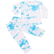 A2Z 4 Kids Girls Colour Tie Dye Pyjamas Cosplay Loungewear PJs Childrens Gifts 2 Piece Set Lounge Suit for Children Unisex Top Bottom Pyjamas Loungewear Dress Up Attire Gifts for Girls Age 5-13 years