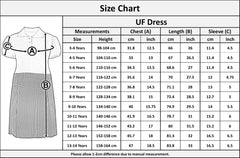 Kids Girls 2 Pack School Uniform Dress Gingham Pleated Comfortable Summer Dress
