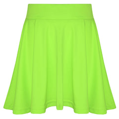 A2Z 4 Kids Girls Plain Crop Top & Skater Skirt Set Summer Wear Outfit 2 Piece Activewear Girls Age 5 6 7 8 9 10 11 12 13 Years - A2Z 4 Kids