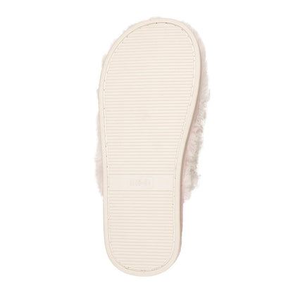 A2Z Ladies 3D Heart Mule Slippers Soft Plush Faux Fur Indoor Slip On House Shoes