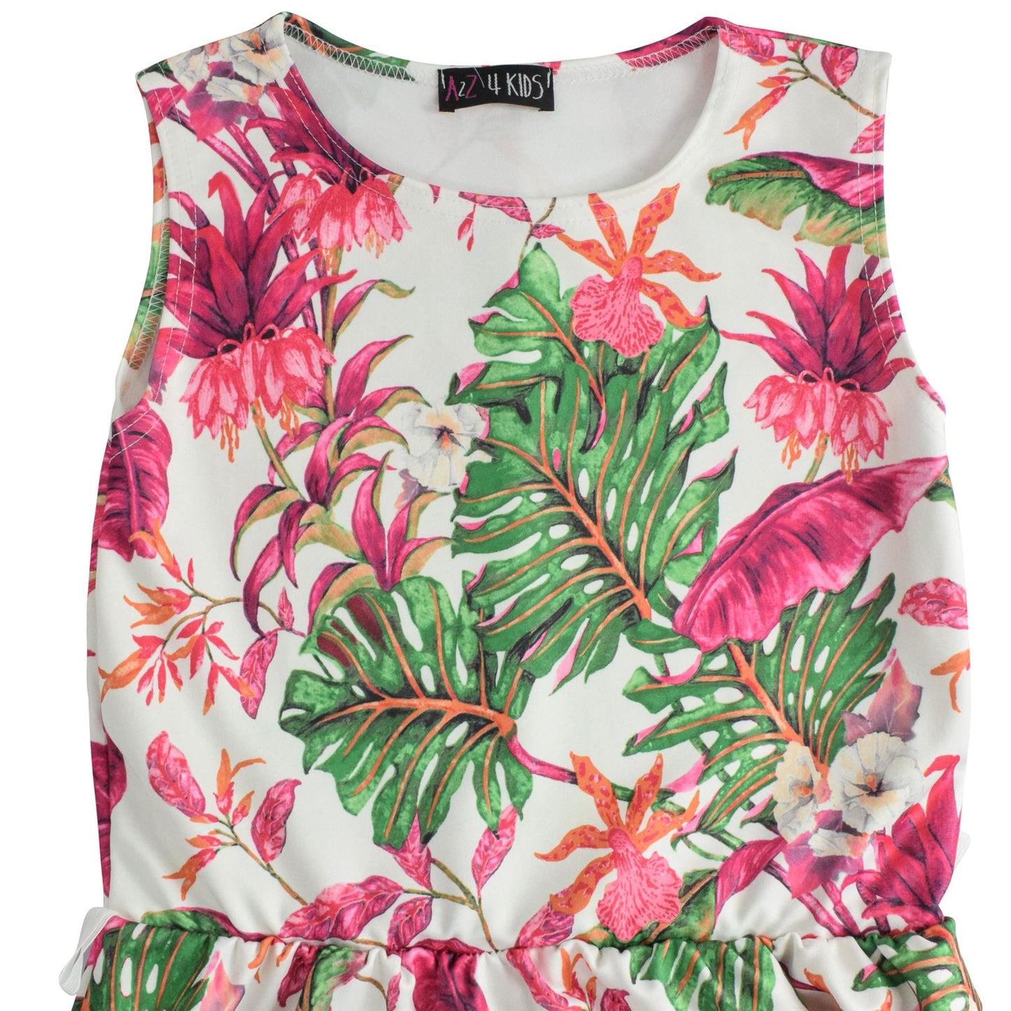 A2Z 4 Kids Girls Skater Dress Sleeveless Comfortable  Lightweight Summer Dress
