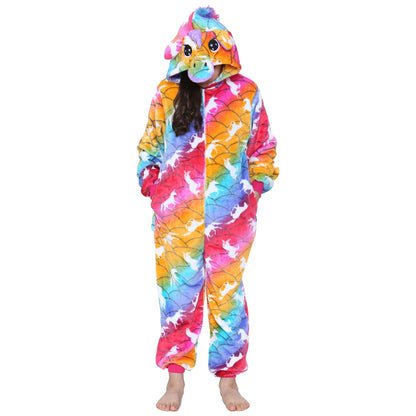 Kids A2Z Onesie One Piece Unicorn Pyjamas Costume For Girls Age 2-13