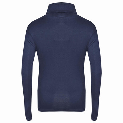 Kids Girls Polo Neck T Shirt Thick Cotton Turtleneck Jumper Long Sleeve Top 2-109