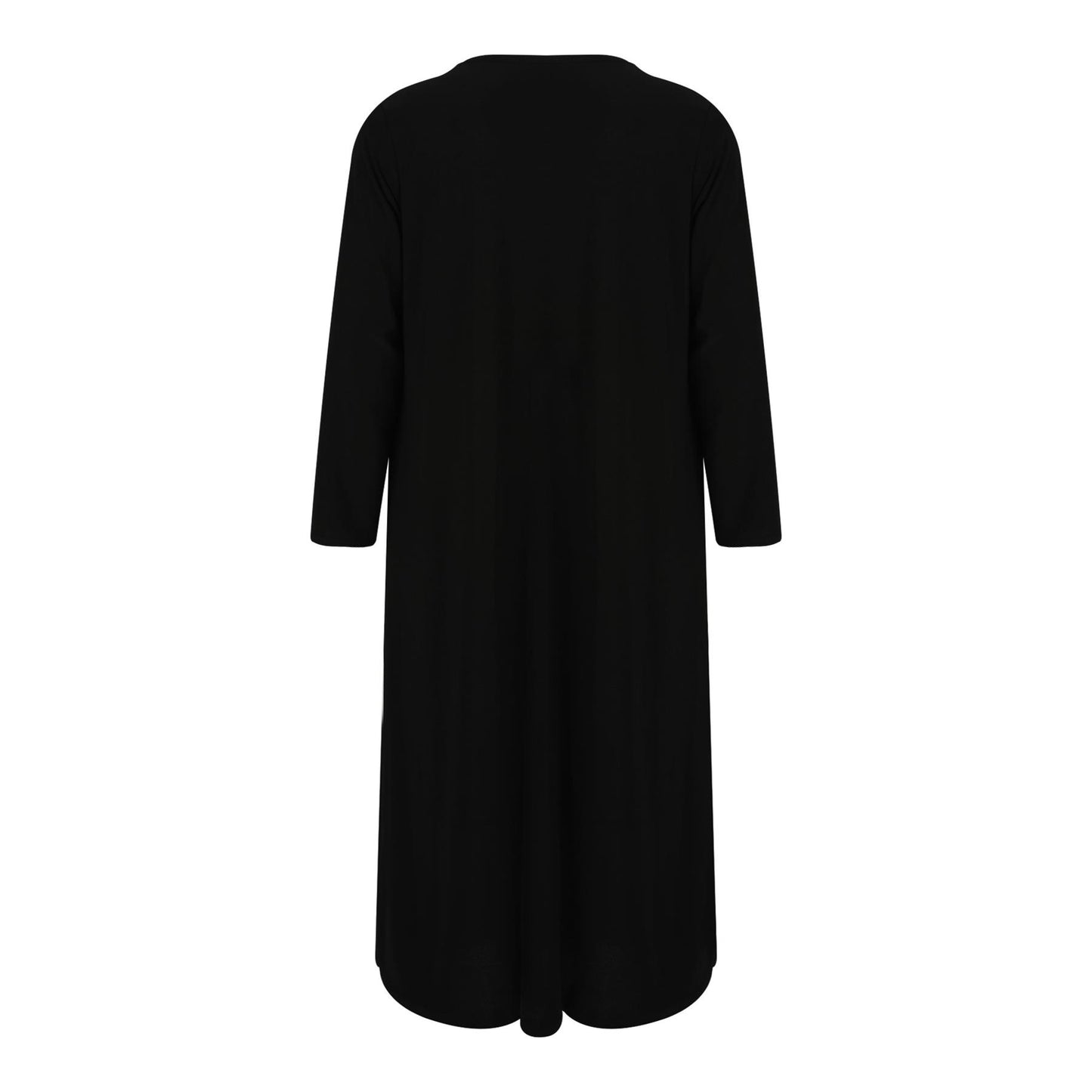 Kids Girls Plain Abaya Modest Muslim Prayer Dress Islamic Jilbab Robe Burkha