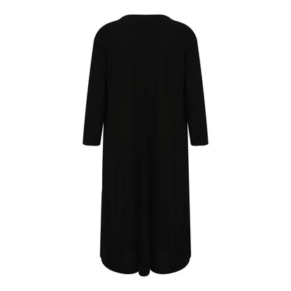 Kids Girls Plain Abaya Modest Muslim Prayer Dress Islamic Jilbab Robe Burkha