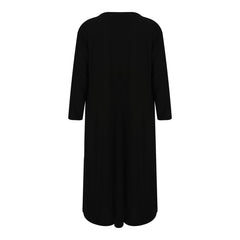 Kids Girls Plain Abaya Modest Muslim Prayer Dress Islamic Jilbab Robe Burkha