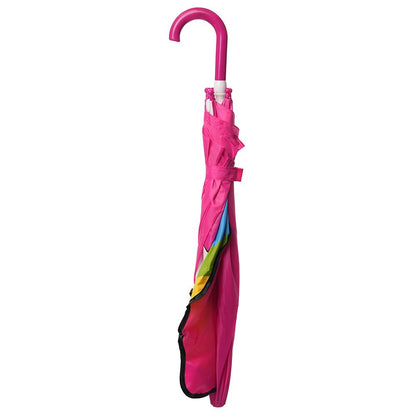 Kids Shark Dino Unicorn 3D Umbrella Lightweight Waterproof Brolly 45cm Canopy