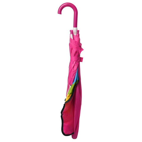 Kids Shark Dino Unicorn 3D Umbrella Lightweight Waterproof Brolly 45cm Canopy
