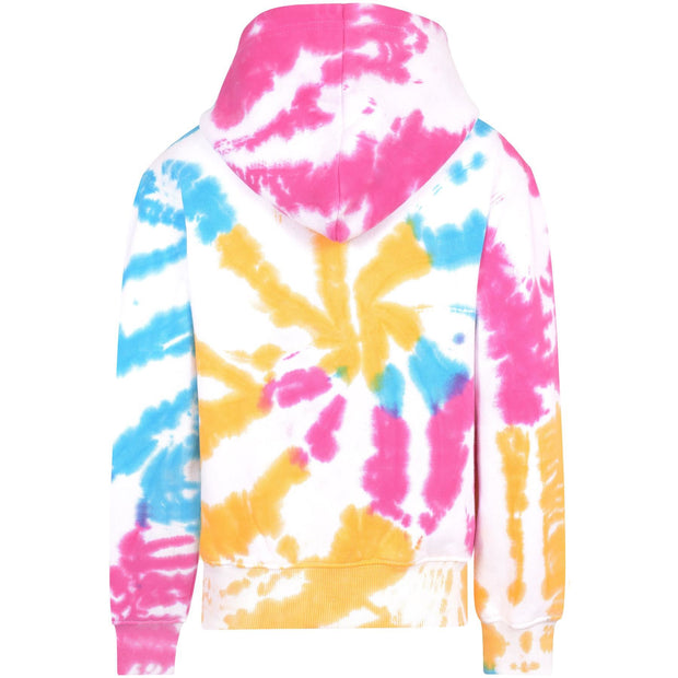 A2Z 4 Kids Girls Sweatshirt Tops Casual Tie Dye Multi Pullover Sweatshirt Fleece Hooded Jumper Coats New Age 5-6, 7-8, 9-10, 11-12 & 13 Years