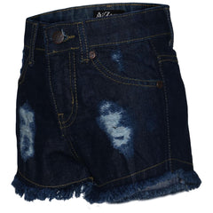 A2Z 4 Kids Girls Shorts Skinny Ripped Jeans Denim Stretch Short Casual�Half�Pant