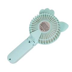 A2Z 4 Kids Portable Mini USB Fan Rechargeable Cute Animal Ears Pink/Blue Fan