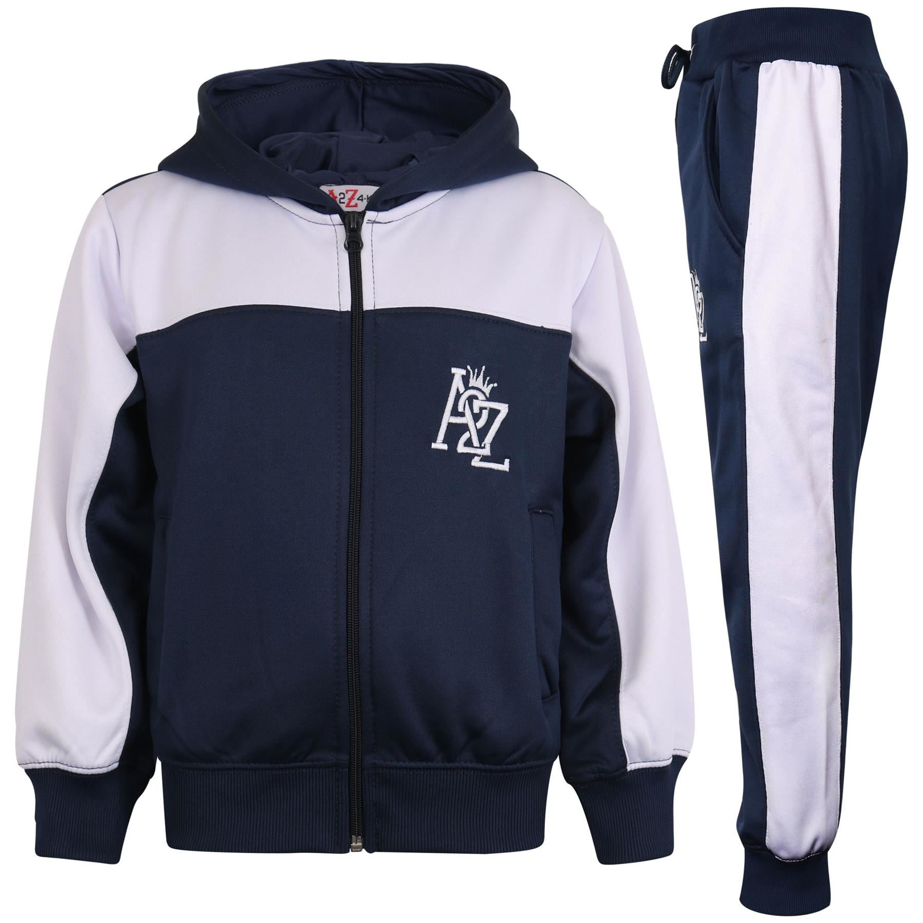 A2Z 4 Kids Fleece Contrast Onesie - All-in-One Jumpsuit For Boys & Girls (White & Other Colors, Multiple Sizes)