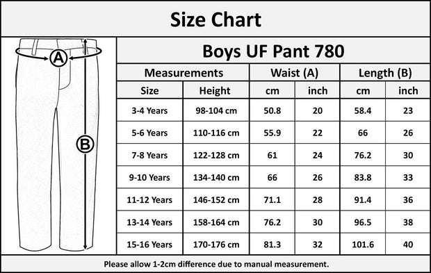 Kids Boys Pants Plain School Uniform Pull Up Regular Fit Elasticated Trouser - A2Z 4 Kids