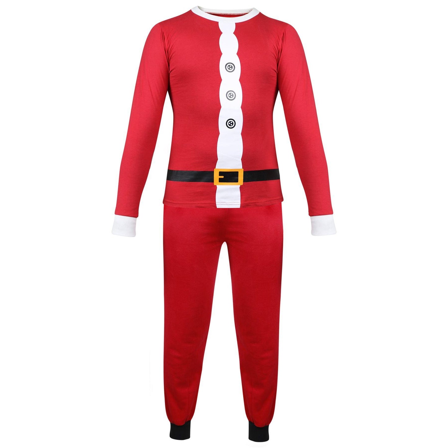 Kids Girls Boys Christmas Santa Pyjamas Festive Xmas Costume PJS Set  2-13 Year