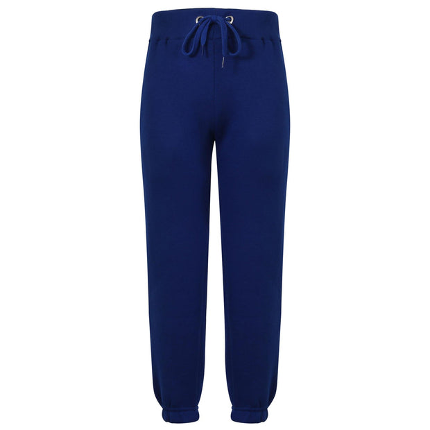 Kids Plain Tracksuit Sweatshirt Set Jumper and Bottoms PE School Girls Boys 2-13