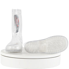 Kids Boys Girls Clear PVC Rain Boot Wellington Boots Waterproof Wellies Gumboot