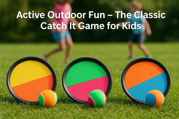 Girls Boys Toss Catch Beach Toys Catch It Ball Game Set Outdoor Family Activity