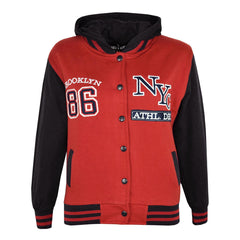 A2Z 4 Kids Girls Boys Baseball NY ATHLETIC Hooded Trending Jacket Age 5-13 Years