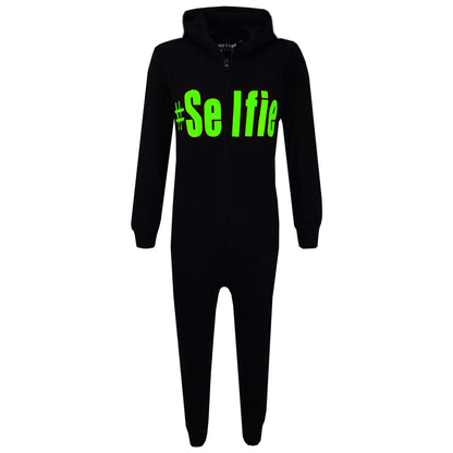 Kids Girls Boys #Selfie A2Z Onesie One Piece Summer Jumpsuit PJ's Age 7-13 Year