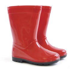 Kids Girls Anti-Skid Waterproof Rubber Wellies Lightweight Kids Wellington Boot