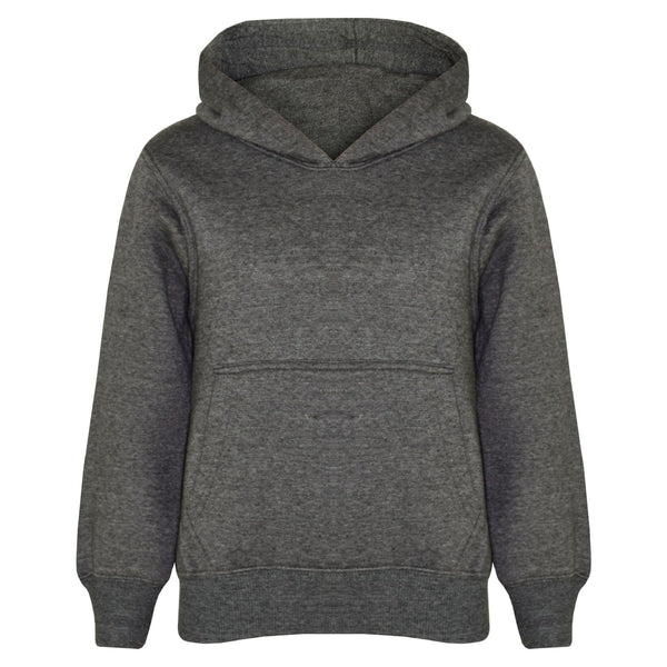 A2Z 4 Kids Girls Boys Sweat Shirt Tops Designer's Casual Plain Charcoal Pullover Sweatshirt Fleece Hooded Jumper Coats New Age 2 3 4 5 6 7 8 9 10 11 12 13 Years