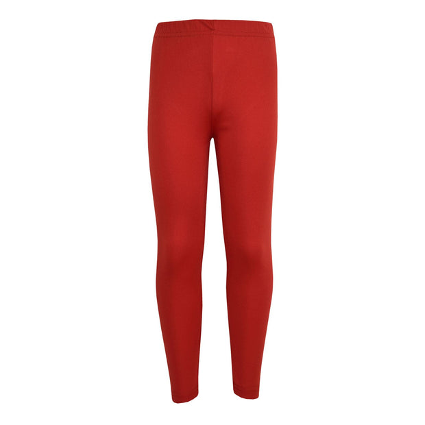Gilrs Legging Kids Plain Color School Fashion Dance Leggings New Age 5-13 Years