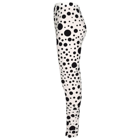 Girls Dresses Kids Black Polka Dot Print Crop Top Legging Midi Skater Dress 7-13