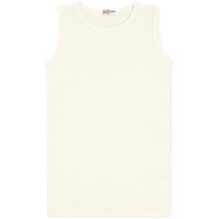Kids Girls Ribbed Vest Top 100% Thick Cotton Fashion Tank Tops T Shirt 2-13 Year