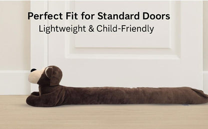 A2Z 3D Animal Face Draught Excluder 78cm Door Window Draft Wind Stopper for Dust