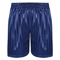 Kids Girls Boys Shadow Stripe PE Shorts Sports Football Gym School Short 2-13