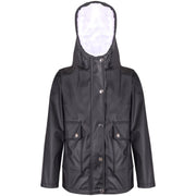 PU Raincoat Jacket Windbreaker Waterproof Parka Hooded For Girls Boys Age 5-13 Years