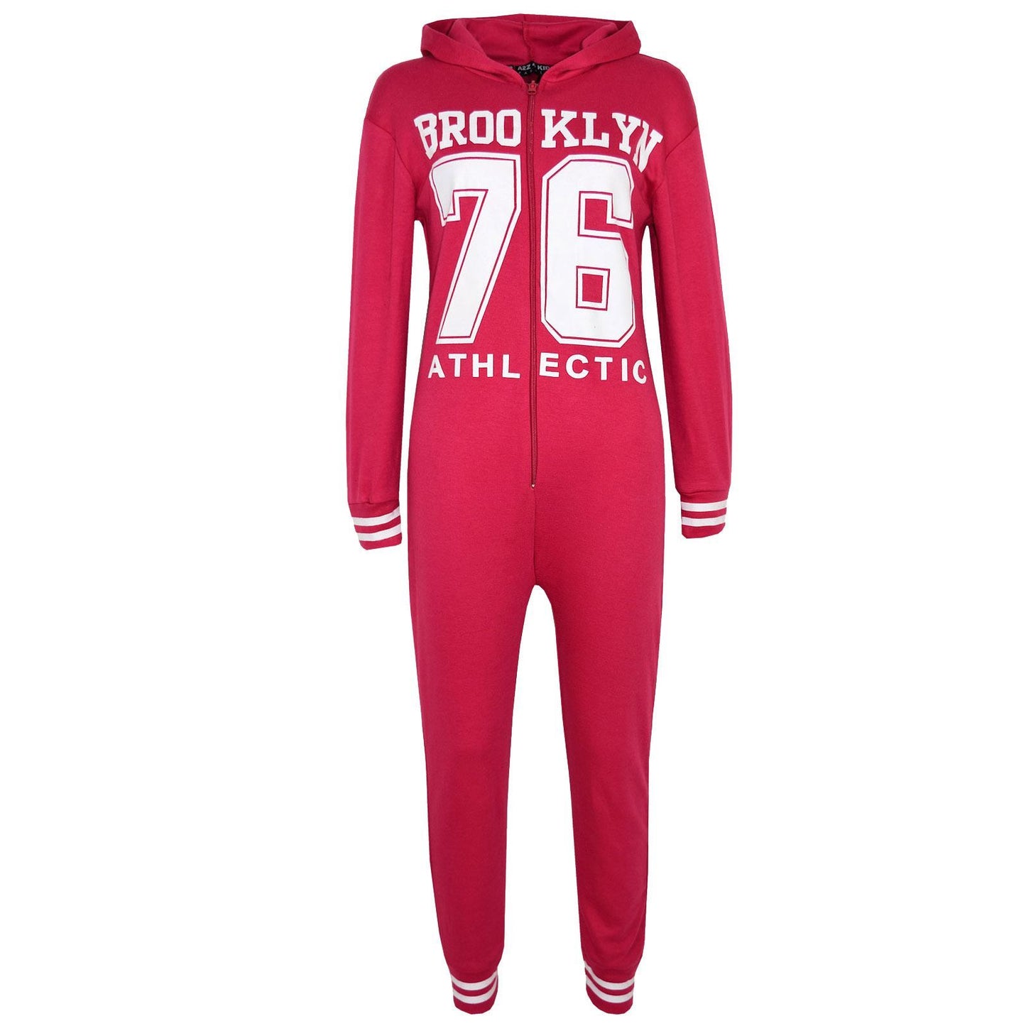 A2Z Onesie One Piece Kids Girls Boys Brooklyn Print Pyjamas Costume Gifts