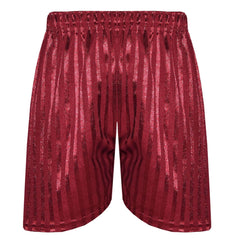 Kids Girls Boys Shadow Stripe PE Shorts Sports Football Gym School Short 2-13