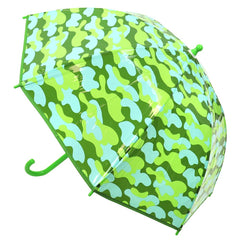 A2Z Kids POE Clear Dome Umbrella Wind and Rain Resistant Outdoor Travel Brolly