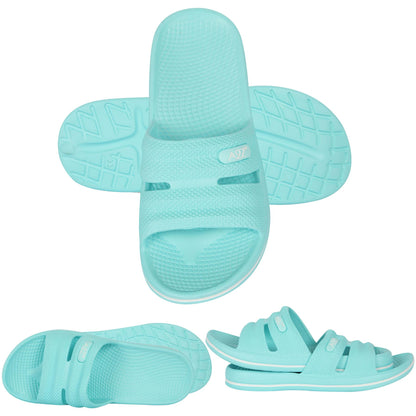 A2Z Kids Girls Ladies EVA Summer Sliders Waterproof Shower Pool Slippers Sandals