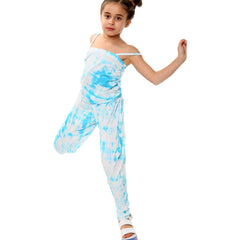 Kids Girls Jumpsuit Tie Dye Print Trendy Fahsion Playsuit All In One Jumpsuits