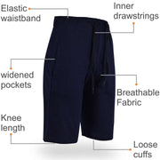 A2Z 4 Kids Boys 100% Cotton Shorts Comfort Stretch Navy Pants Trendy Casual Summer Cool Lightweight Shorts For Boys Age 5 6 7 8 9 10 11 12 13 Years - A2Z 4 Kids