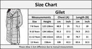 Kids Girls Fashion Oversized Gilet Long Line Jacket Long Sleeveless Coat 7-13 Yr
