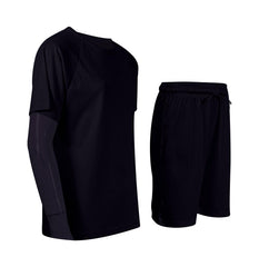 Kids Girls Boys Football Kit T Shirt Shorts PE Athletic Sportswear Outfit Set