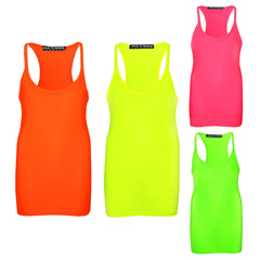 Kids Girls Childrens Vest Top Tank Top Fitted Age 5-6, 7-8, 9-10, 11-12,13 Years