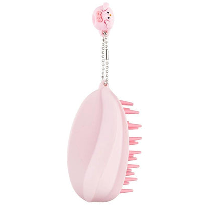 Japanese Scalp Massager Silicone Brush Ergonomic Wet & Dry Head Cleanser